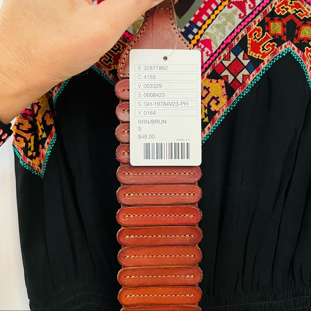 ANTHROPOLOGIE Brown Leather Belt